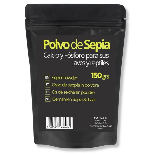 Polvo de Sepia | Fuente natural de Calcio y Fósforo para sus aves